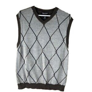 Marco Fiori Italian Wool Argyle Vest
